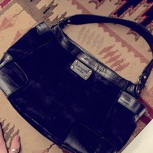 Kate Spade black suede bag